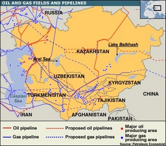 energy activity in Central Asia (original)